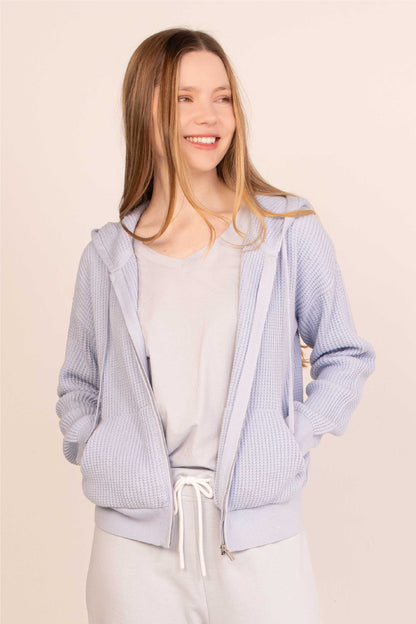 Beach Lane Waffle Hoodie