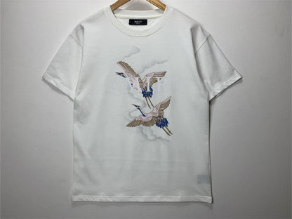 Amiri T Shirt Round Neck Printed Loose