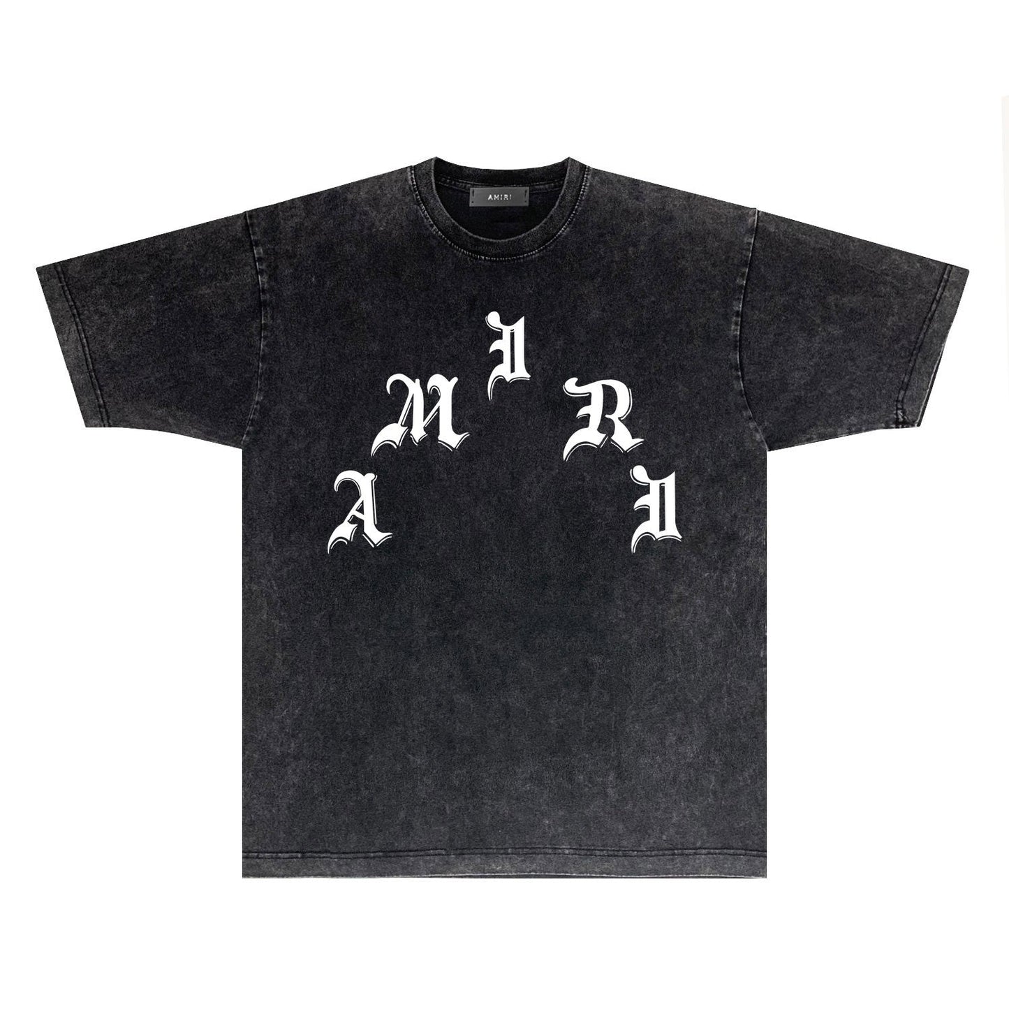 Amiri T-Shirt Distressed Retro Short Sleeve T-shirt