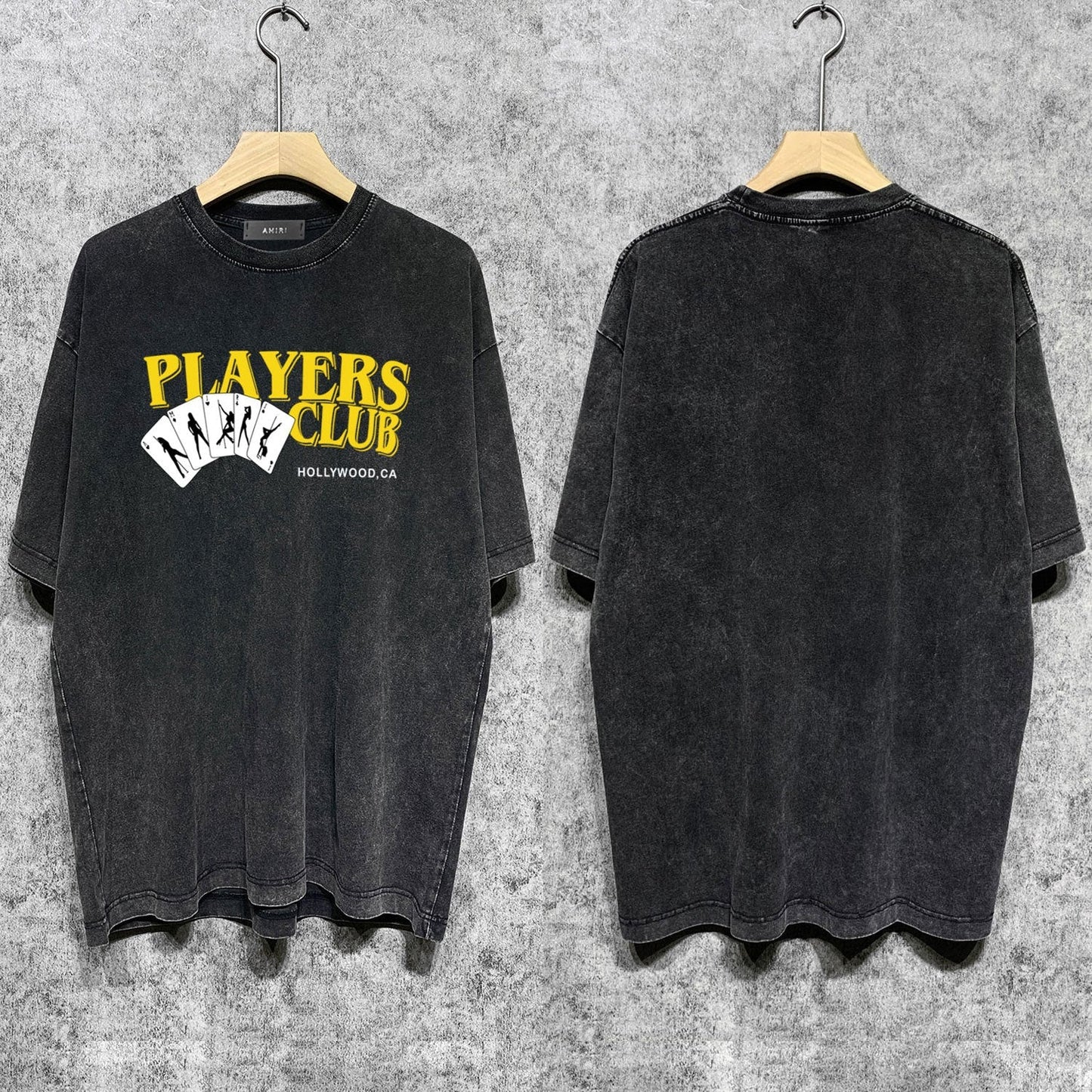 Amiri T-Shirt Distressed Retro Short Sleeve T-shirt