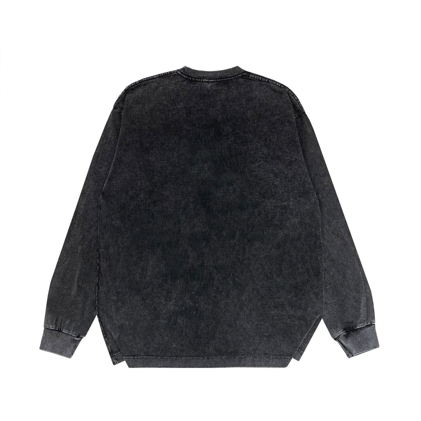 Amiri Long-Sleeve Shirt Creative Poker Pattern Vintage Long Sleeve T-shirt