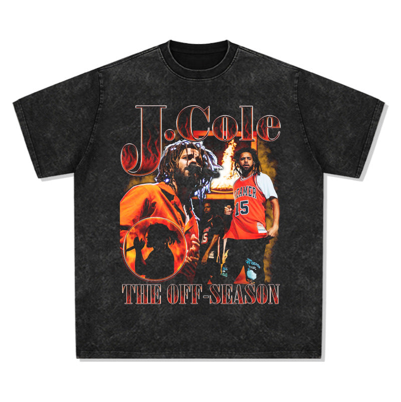Asap Rocky T Shirts Travis Scott Short Sleeve Eminem ASAP TentacionT-Shirt