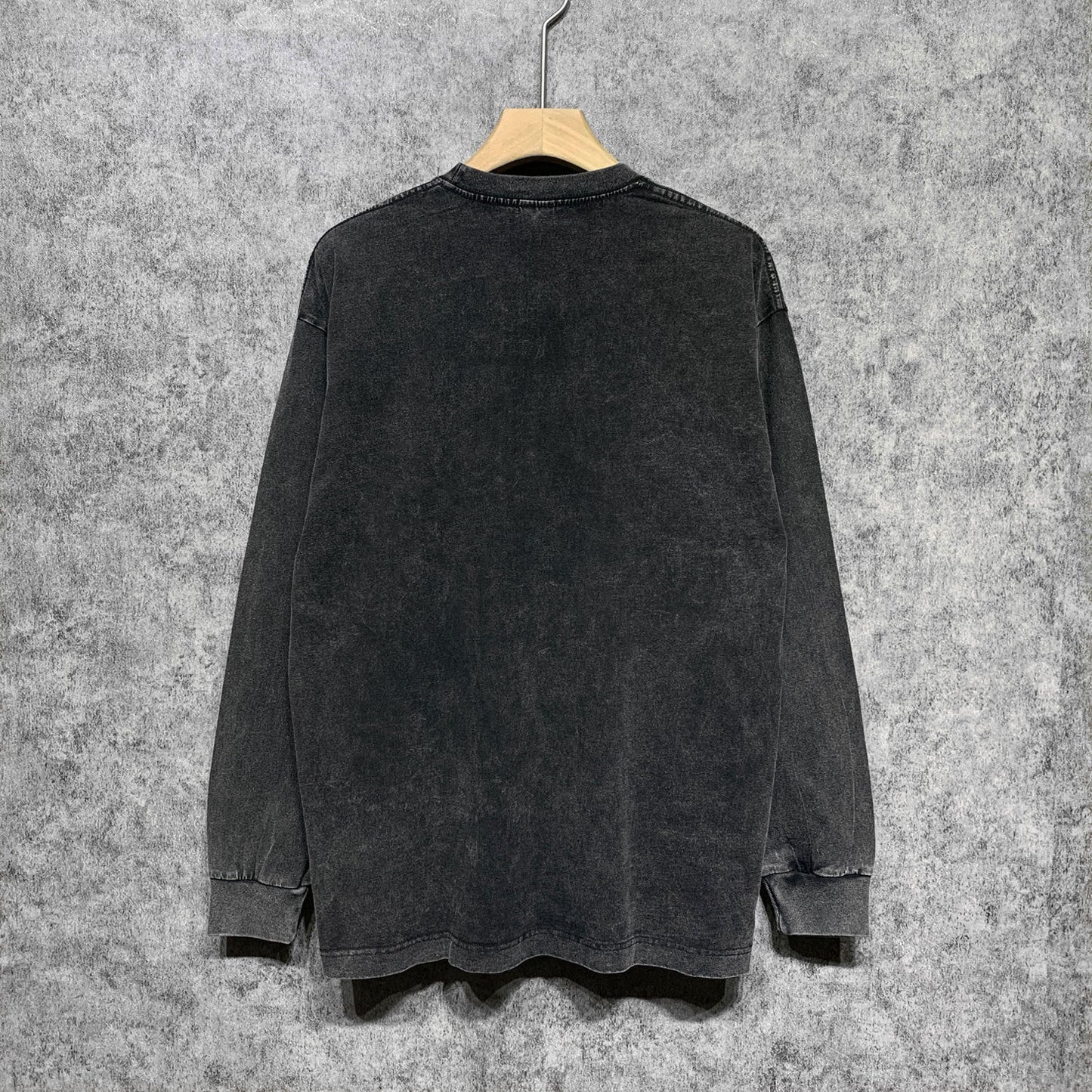 Amiri Long-Sleeve Shirt Creative Poker Pattern Vintage Long Sleeve T-shirt