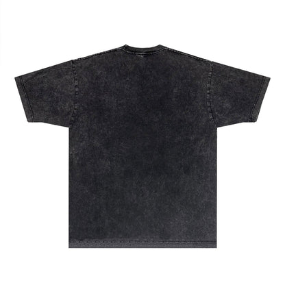 Amiri T Shirts Washed and Worn Retro Short Sleeve T-shirt