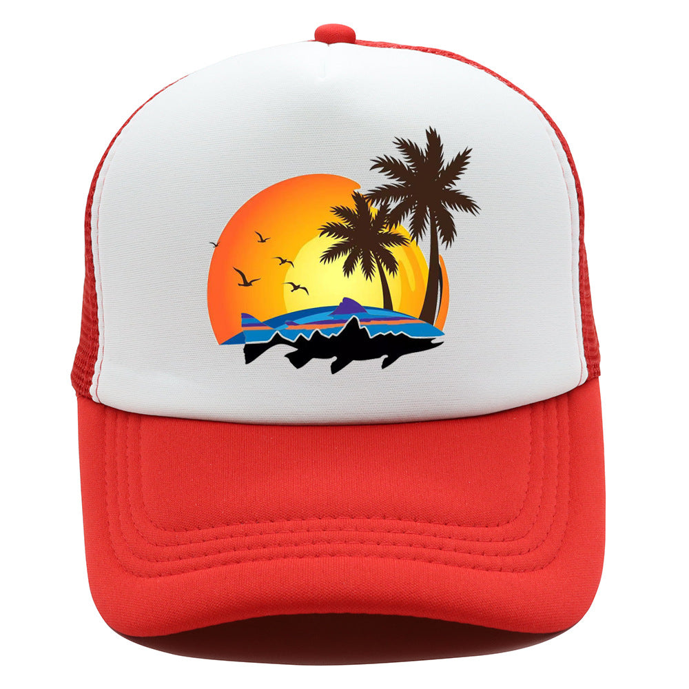 Bass Pro Shops Hat Breathable Recreational Sports Cap Mesh Outdoor Baseball Cap