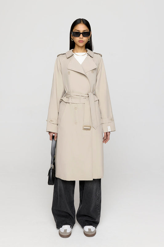 Multiway Belted Trench Coat - Truffle