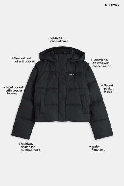Storm Puffer Jacket - True Black