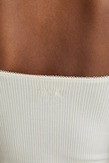 Soft Lounge Cami Top - Coconut Milk