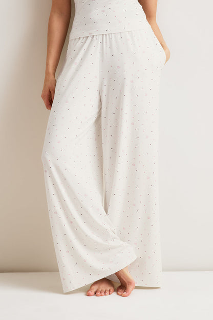 Pyjama Bottoms - Love Heart Print