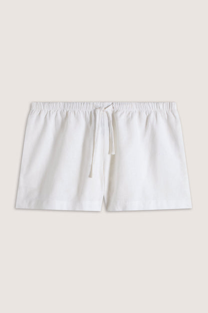 Soft Linen Short - Ivory