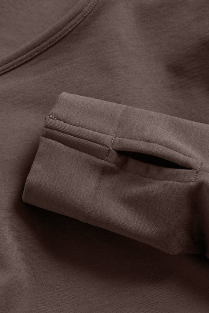 Sculpt Seamless Active Shrug - Dark Truffle