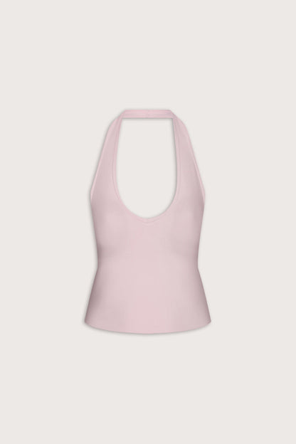 Sculpt Seamless Halter Tank - Baby Pink