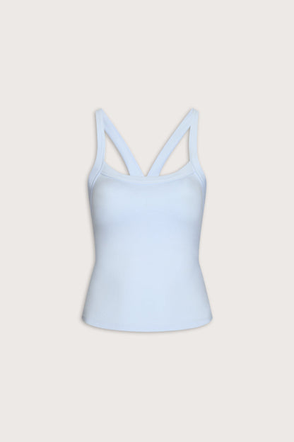 Sculpt Seamless Scoop Neck Cami - Baby Blue