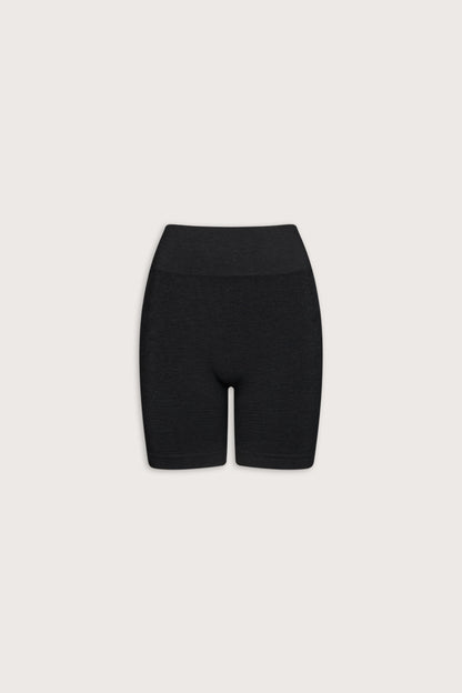 Sculpt Seamless Scrunch Shorts - Black Marl
