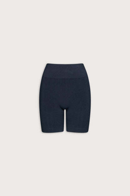 Sculpt Seamless Scrunch Shorts - Navy Marl