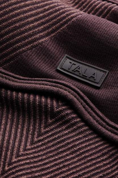 Seamless Rib Vest - Vintage Brown