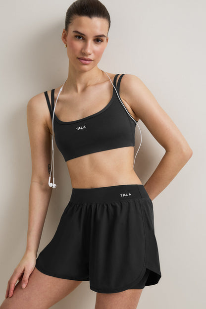 SkinLuxe Built-In 2In1 Short - Shadow Black