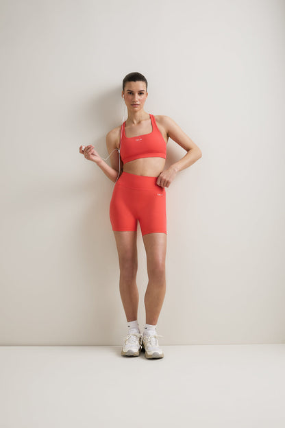 SkinLuxe Cycling Short - Coral