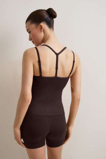 SkinLuxe Split Strap Vest - Americano