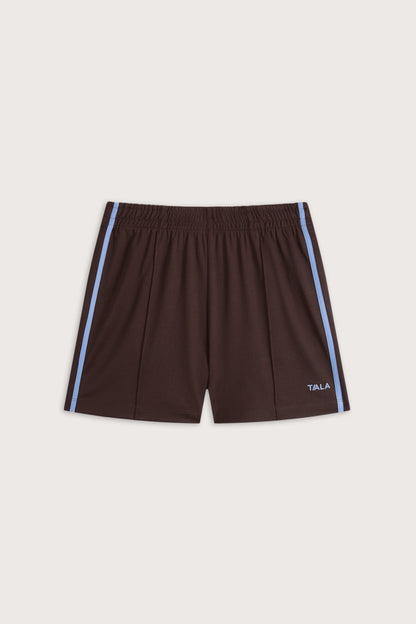 Contrast Stripe Short - Chestnut Brown