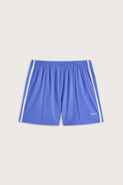 Contrast Stripe Short - Iris Blue