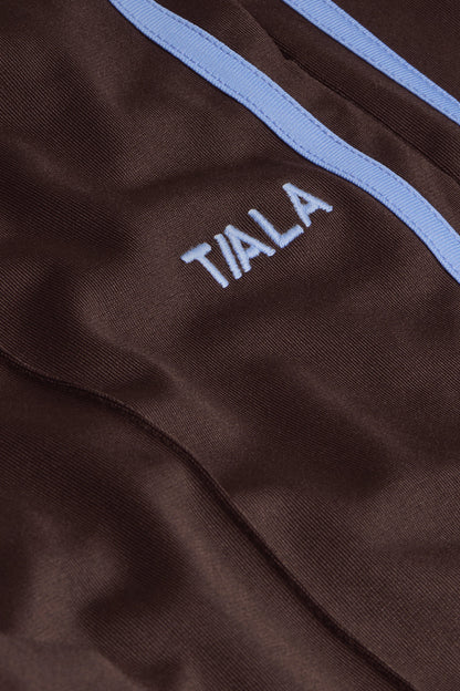 Contrast Stripe Jogger - Chestnut Brown