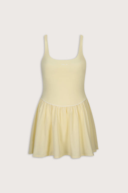SkinLuxe Floaty Active Dress - Lemon Yellow
