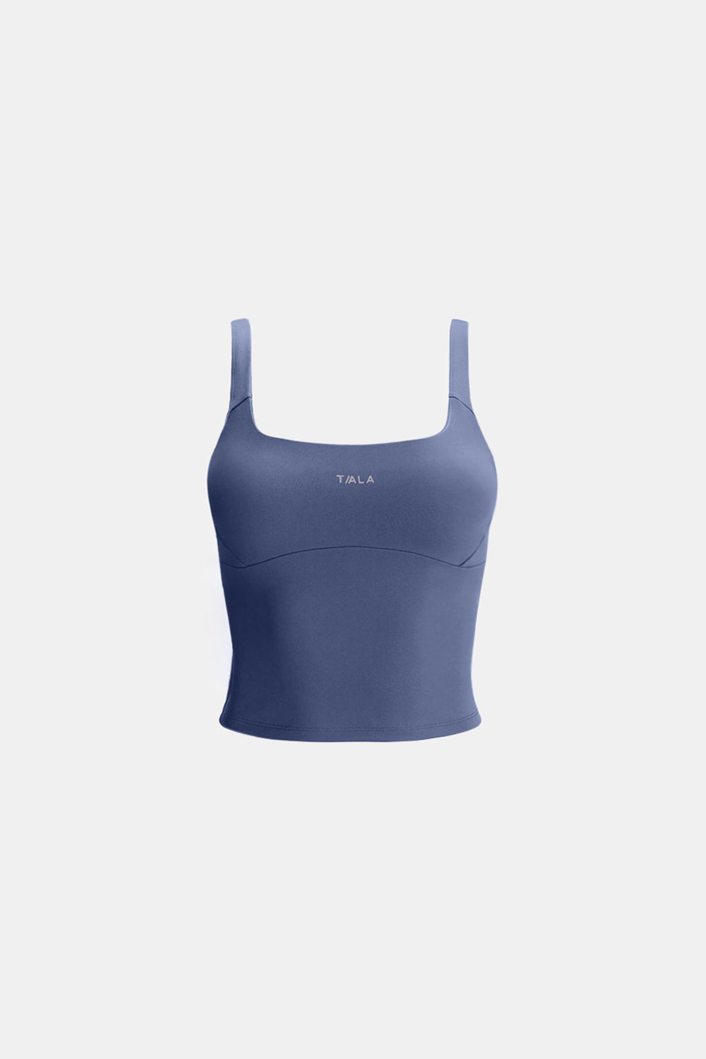 SkinLuxe Scoop Neck Vest - Vintage Blue