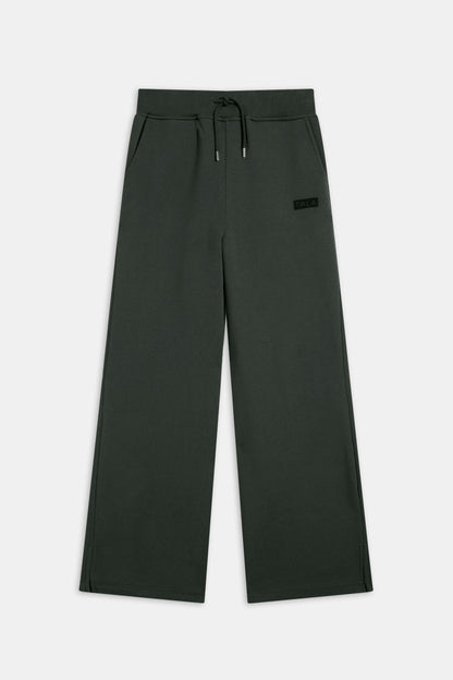 Wide Leg Jogger - Dark Moss