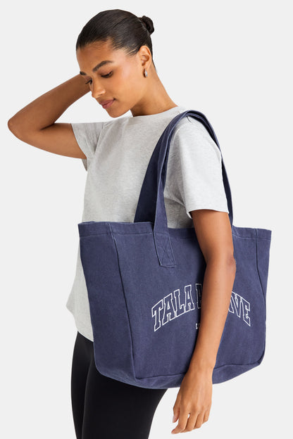 TALA Active Applique Tote Bag - Washed Denim