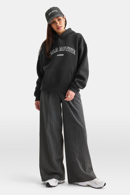 TALA Active Applique Hoodie - Vintage Black
