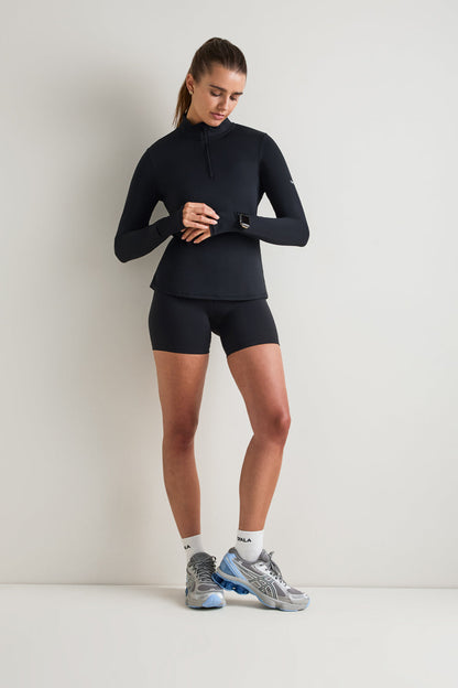 UltraLite Quarter Zip Jacket - Black