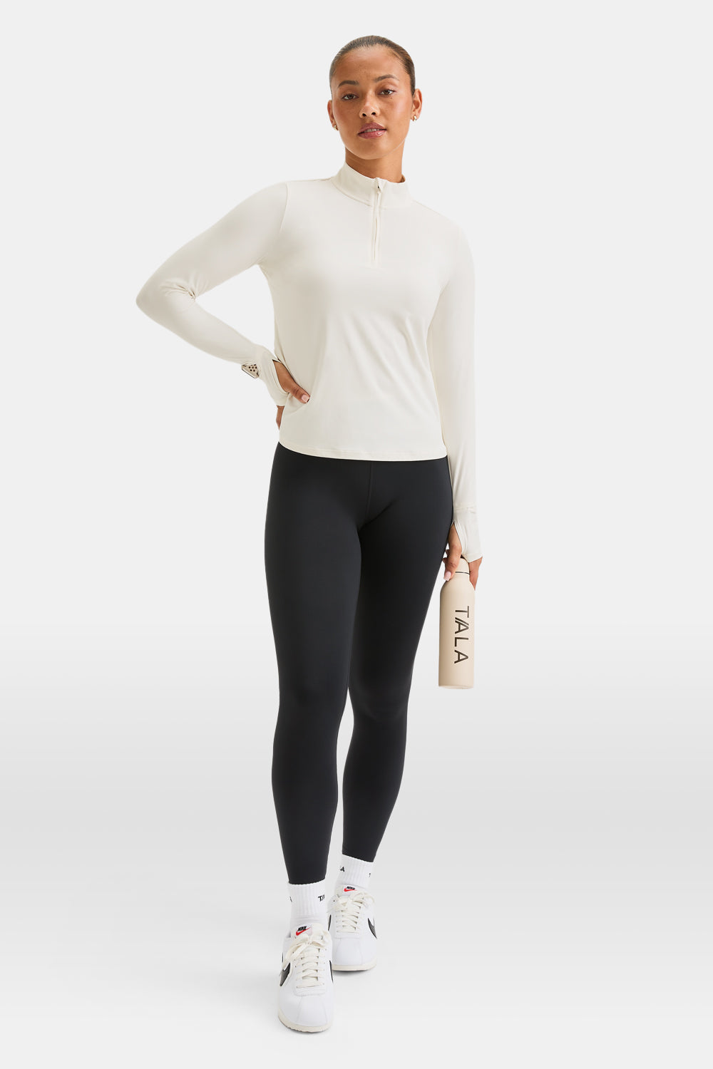 UltraLite Quarter Zip Jacket - Ivory