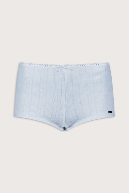 Pointelle Boxer Brief - Baby Blue