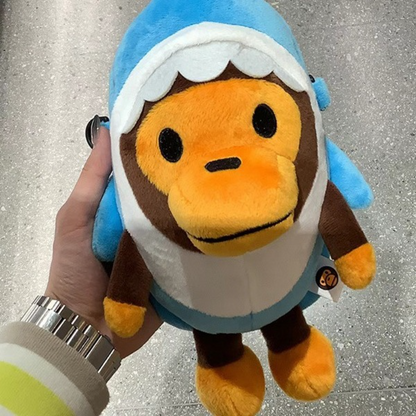 Baby milo children crossbody bag monkey shark crossbody shoulder bag