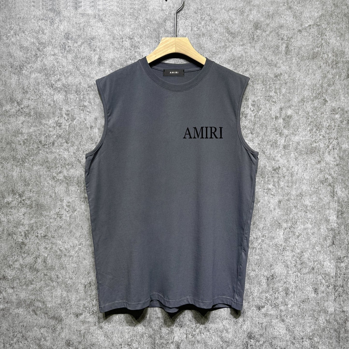 Amiri tank top leaf printing