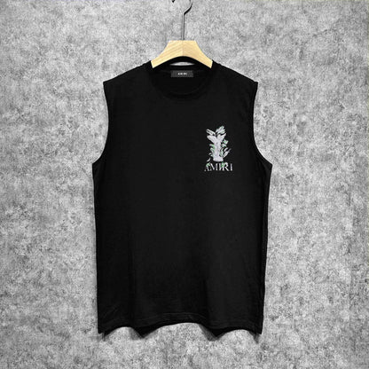 Amiri tank top angel printing