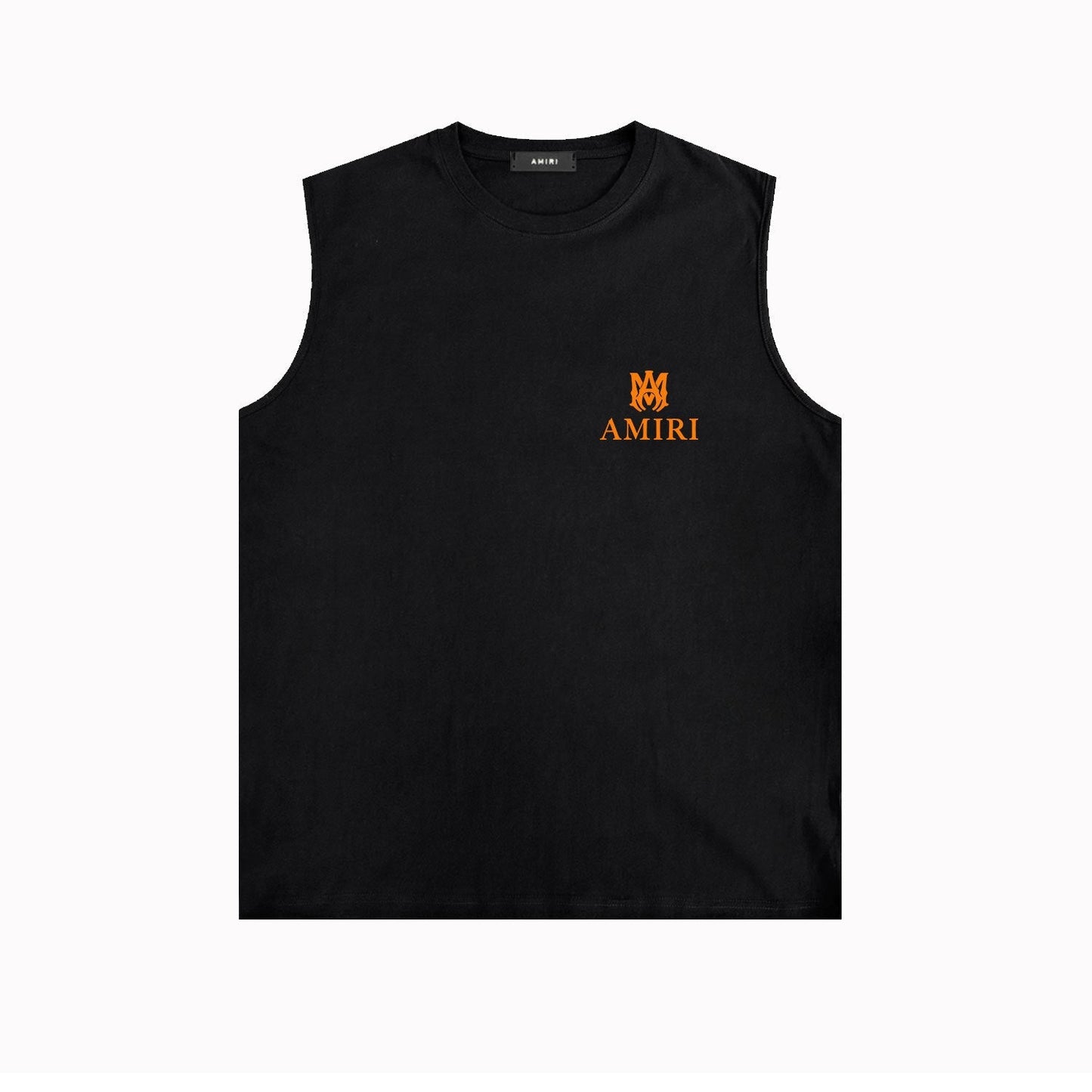 Amiri tank top small spider letter horizontal stripprinting