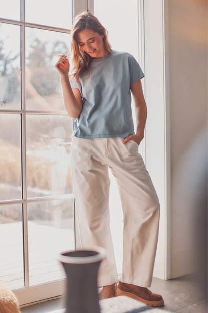 Sale Chloe Distressed Tee