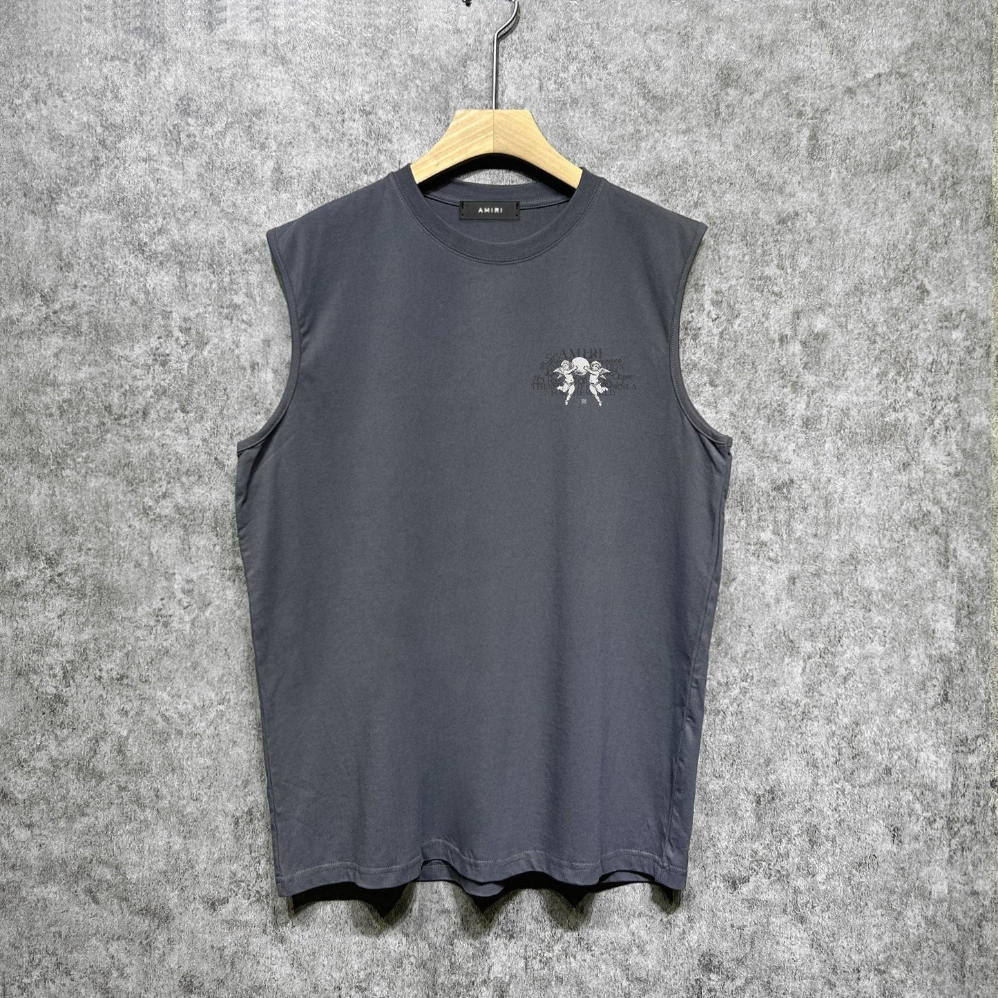Amiri tank top letter angel ball print