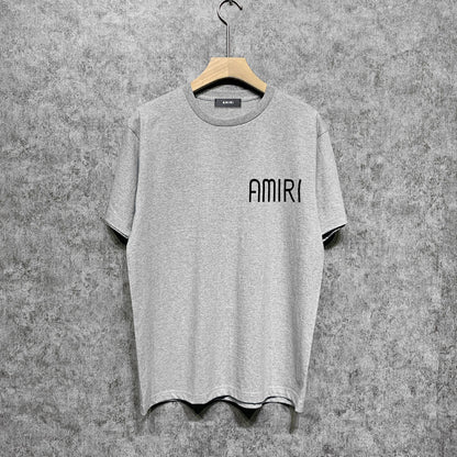 Amiri t shirts spider printing short sleeve