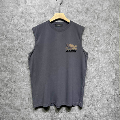 Amiri tank top mottled pegasus print