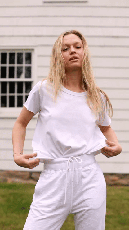 Samantha Raw Edge Tee