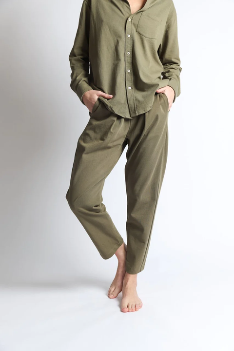 Sale Andi Distressed Button Down Top