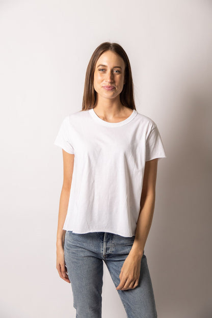 Samantha Raw Edge Tee