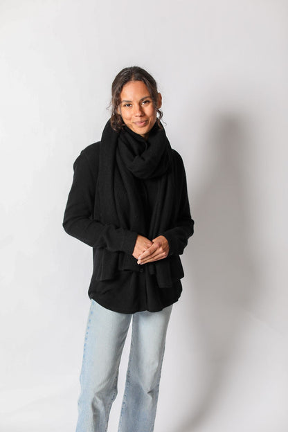 Cashmere Thermal Travel Wrap